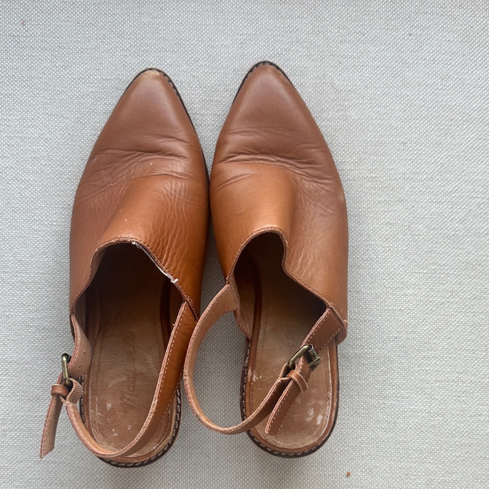 Madewell Tan Women's Slingback Shoes